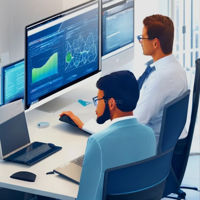 Graph representing predictive analytics